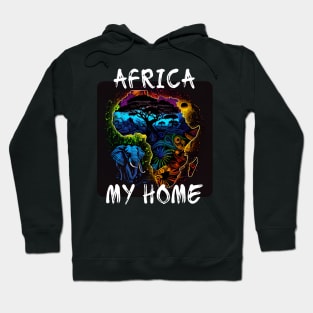 Africa, My Home 4 Hoodie